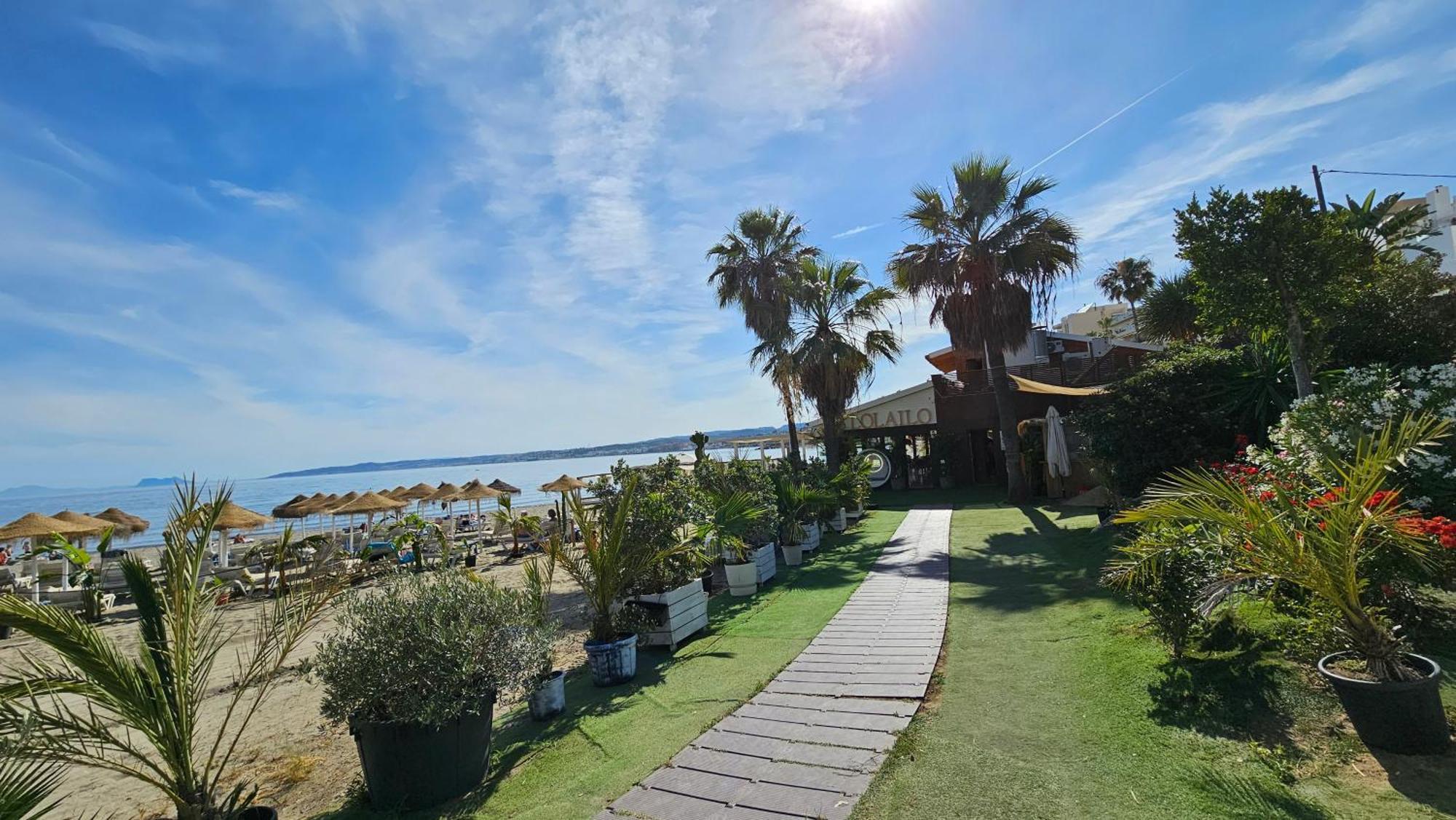Junto A La Playa Del Cristo Cerca Del Puerto Apartamento Estepona Exterior foto